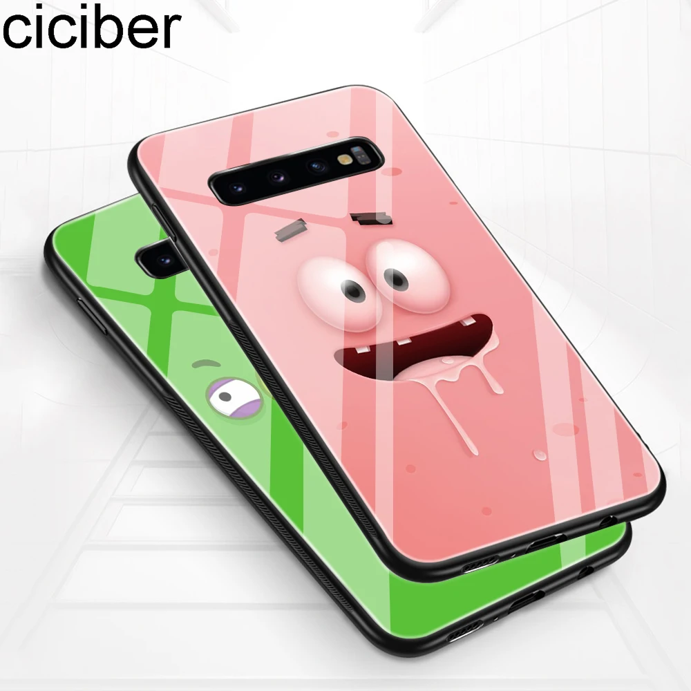 Ciciber чехол для телефона из закаленного стекла samsung Galaxy S10 + S10e Plus Lite жесткая задняя