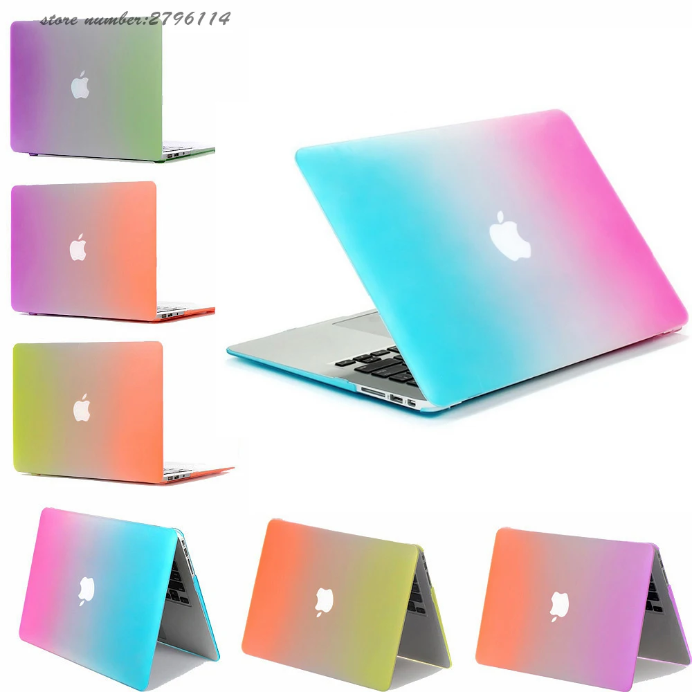 Горячая Радуга Красочные рукава для Coque Macbook Pro Retina 11 6 12 13 3 15 4 дюймов чехол