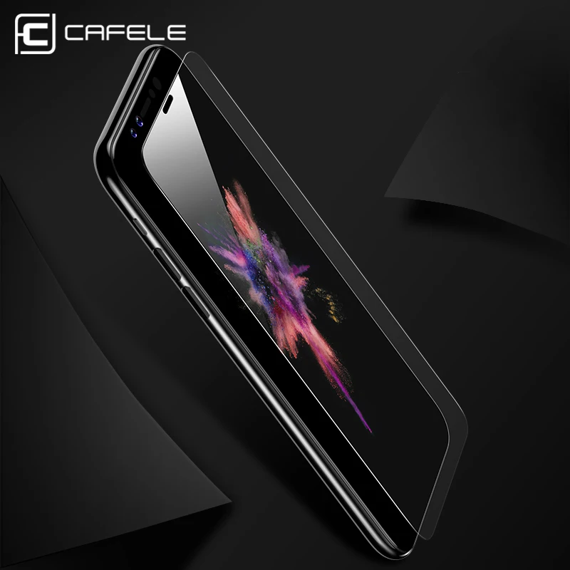 CAFELE 3 шт Защита экрана для iPhone X XS закаленное стекло 2.5D HD Прозрачная защитная