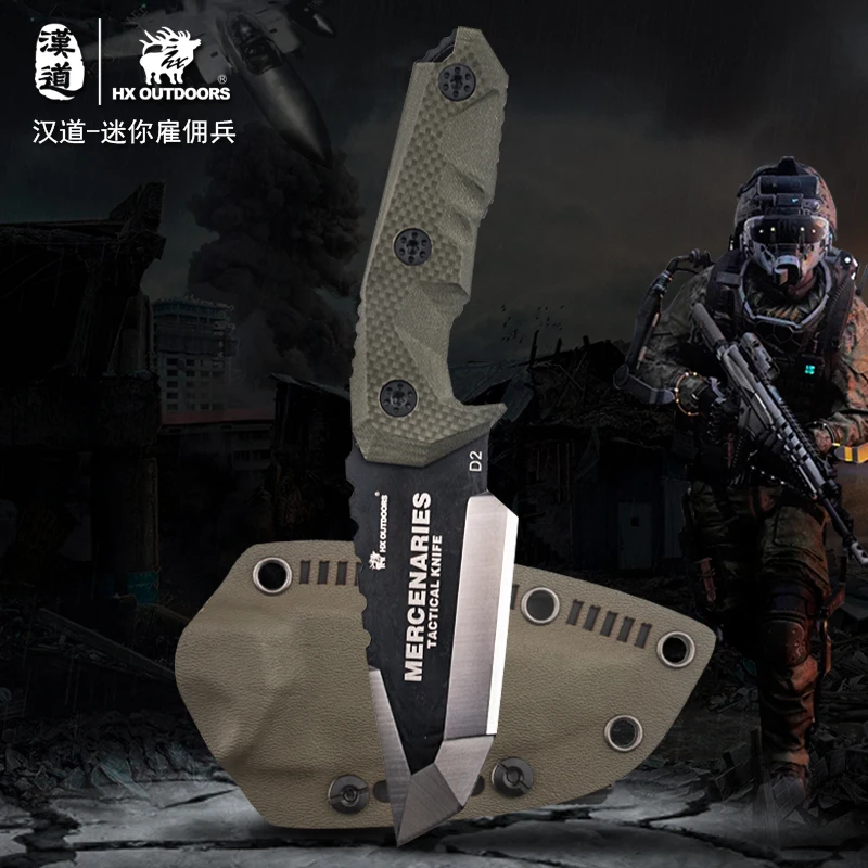 

HX OUTDOORS Mini mercenaries hunting survival tactics straight knife knife survival knife gift high sharp knife