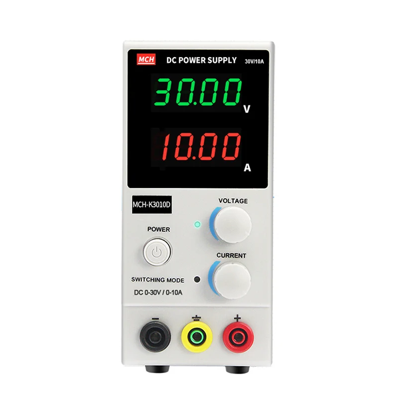 

MCH-K3010D 30 в 10A импульсный источник питания постоянного тока ремонт телефона 4 Бит Цифровой Регулируемый регулятор напряжения 110 В 220 В лабораторный источник питания