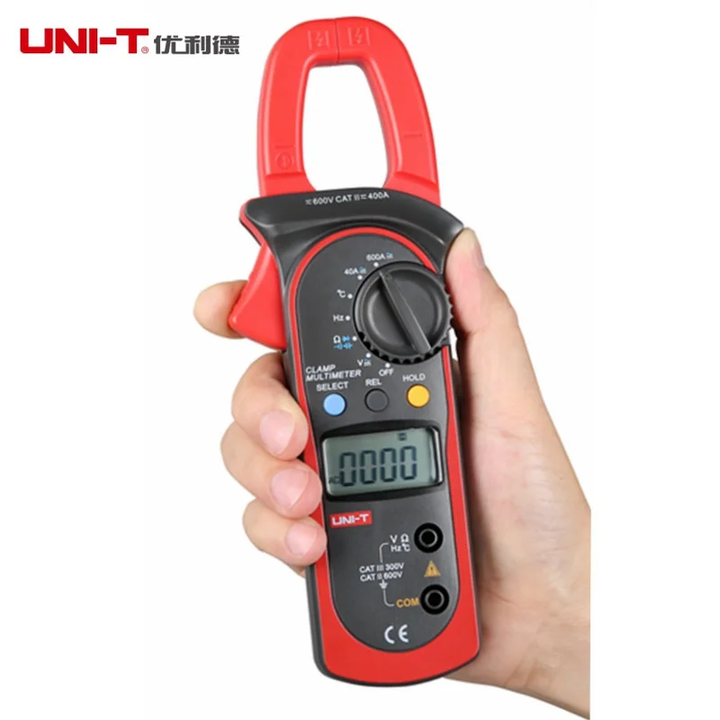 UNI-T UT203 UT204A Цифровой мультиметр зажим 400A/600A 600 В Авто Диапазон Текущий Напряжение