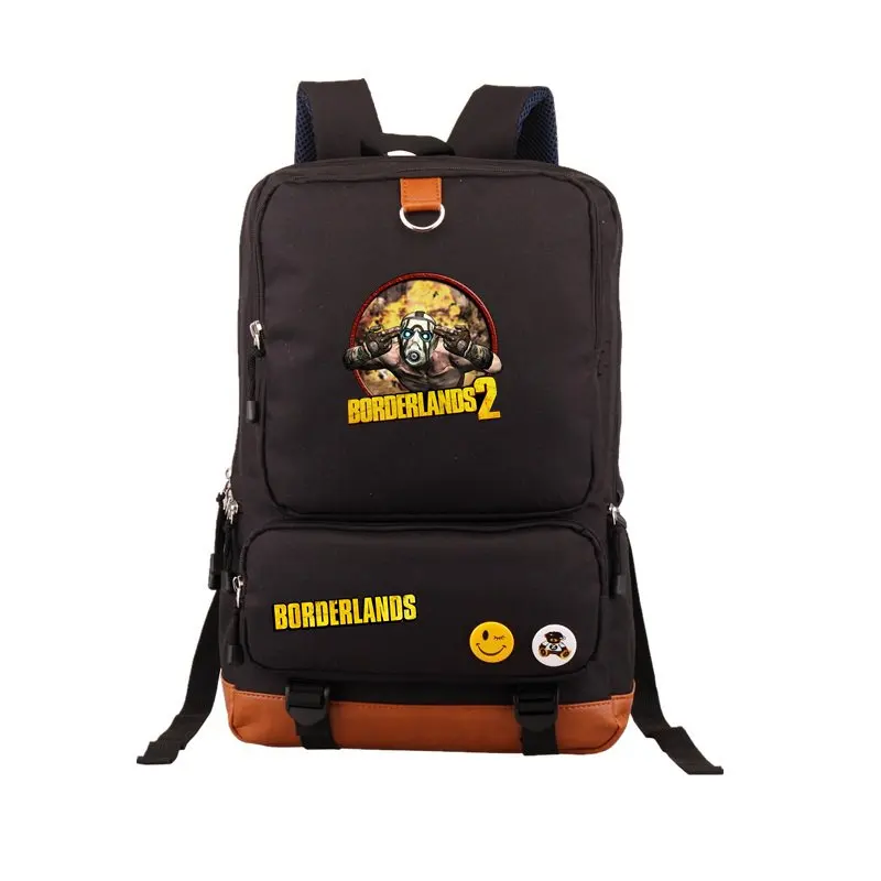 043004 Горячая игра borderland рюкзак черный школьные сумки Bookbag Косплей геймер Дети Подростки плечо ноутбук дорожные сумки подарок - Цвет: 043004