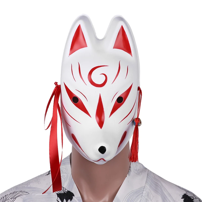 Японские маски IIXPIN для Маскарадного костюма расписанные вручную из ПВХ Полулицо