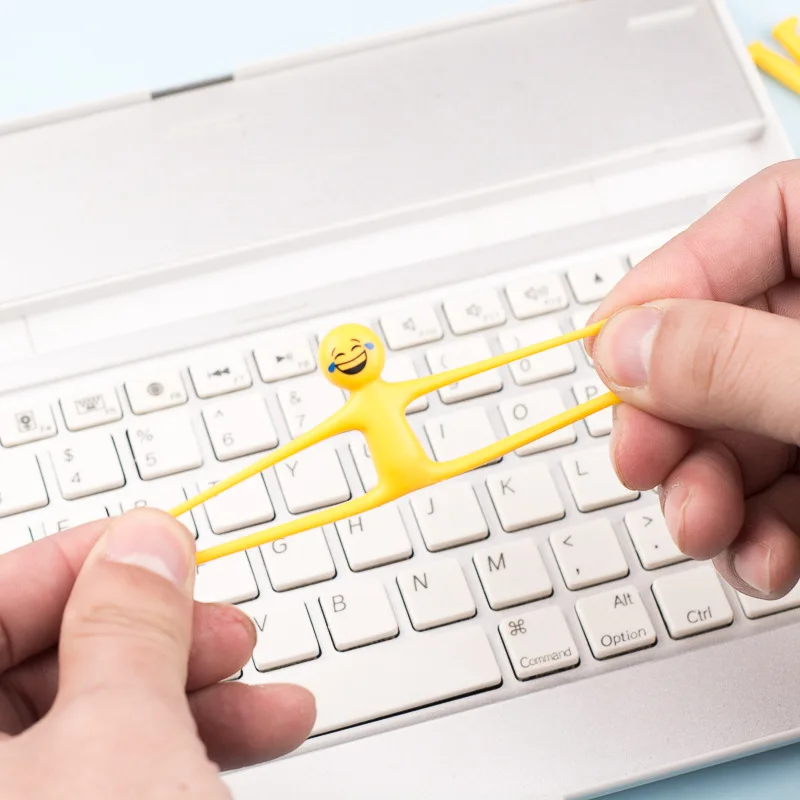 Растягивающиеся милые выражения лица для маленького человека Эластичные