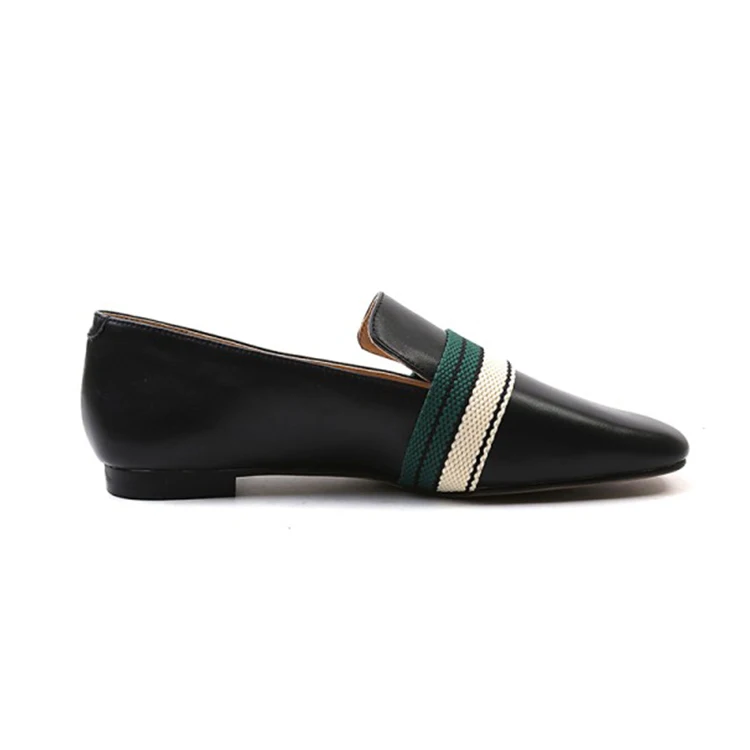 

MLJUESE 2018 women flats Beige color cow leather Riband square toe female flats shoes spring comfortable casual shoes size 34-43