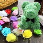 Валентинки День матери романтический подарок медведь из пенополиэтилена роза DIY мультфильм животных для женщин подруга Ребенок Свадьба Декор дома