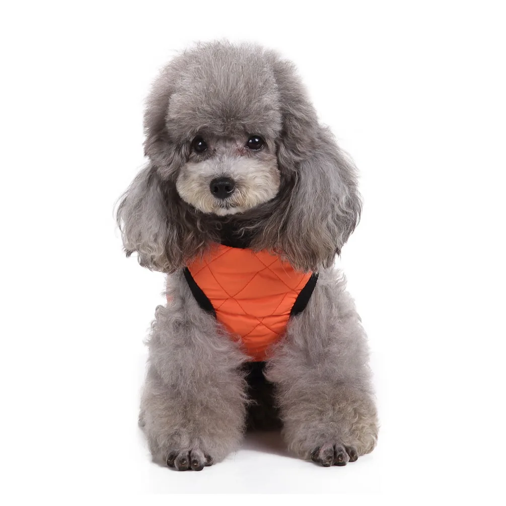 Жилет для маленьких собак в холодную погоду куртка щенков зимнее пальто с