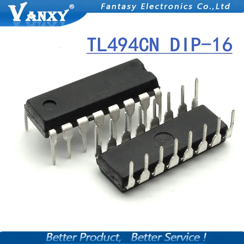10 шт. TL494CN DIP16 TL494C DIP TL494 494CN DIP-16 Новый и оригинальный IC | Электронные компоненты