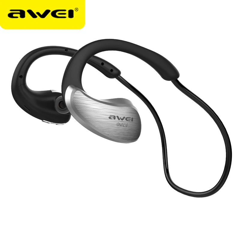 AWEI a885bl Bluetooth Наушники Беспроводной наушники С микрофоном NFC apt X для iPhone 6 7 Спорт
