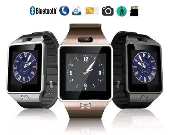 Смарт часы мобильный телефон DZ09 разблокирован универсальный GSM Bluetooth 4 0 музыка