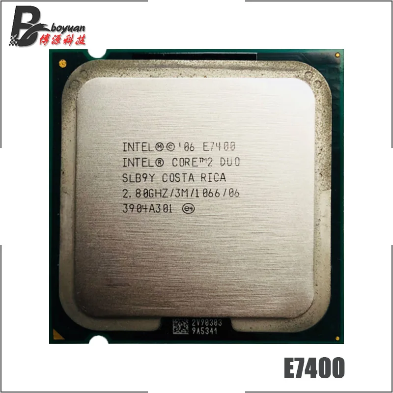 Процессор Intel Core 2 Duo E7400 8 ГГц двухъядерный 65 Вт 3 МБ 1066 LGA 775 | Компьютеры и офис