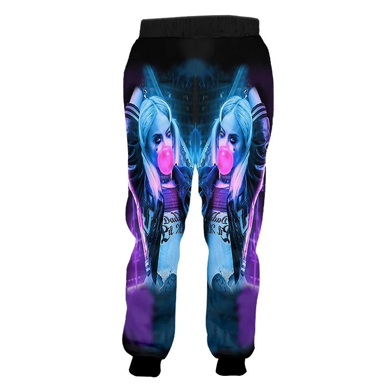 Джоггеры OGKB для мужчин и женщин повседневные облегающие штаны с 3D-принтом аниме в