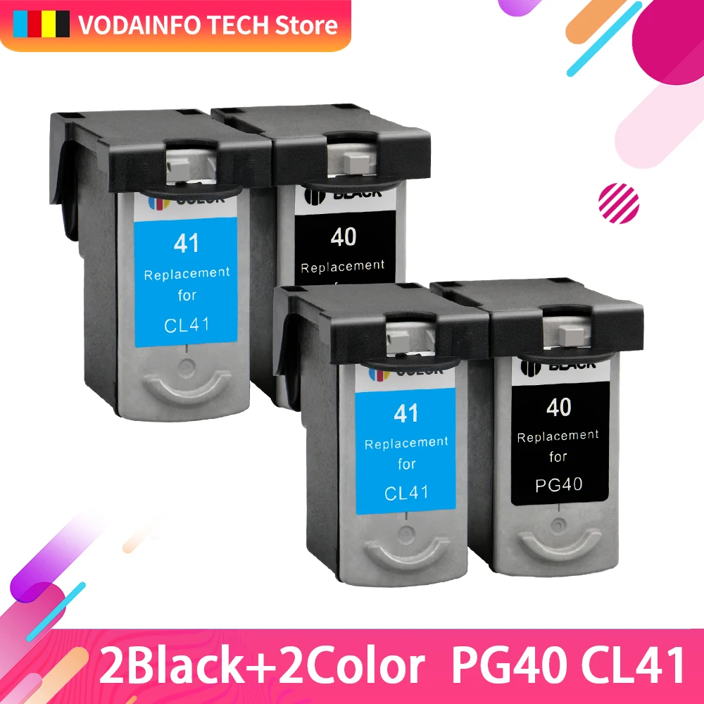 4 шт. встроенный картридж для принтера Canon Pixma MP140 MP150 MP160 MP180 MP190 MP210 MP220 MP450