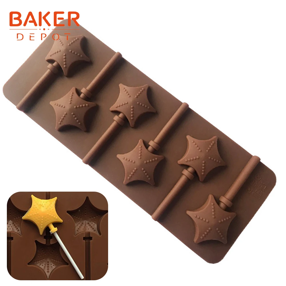 CDY-038 BAKER DEPOT, силиконовая форма для леденцов, для конфет, шоколада, круглая форма для украшения торта, форма для медведя, леденцы, формы для выпечки - Цвет: CDY-038