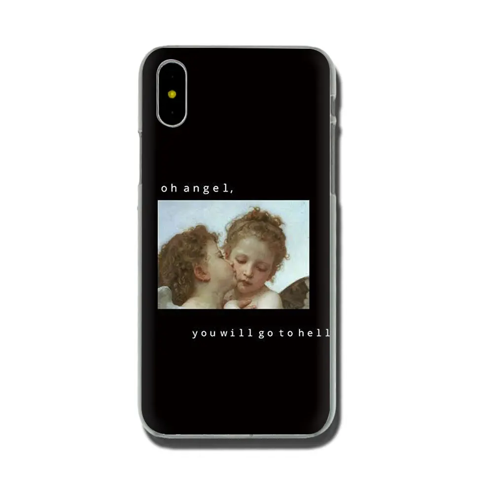 H10 Ренессанс ангелы Новинка Fundas жесткий чехол для телефона iPhone 11 Pro 6 6S Plus 7 8 Plus X XS XR XS Max - Цвет: H10
