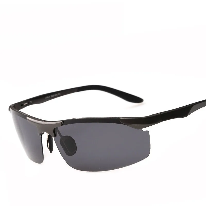 Мужские брендовые поляризованные очки Aoron из алюминиевого магниевого сплава для