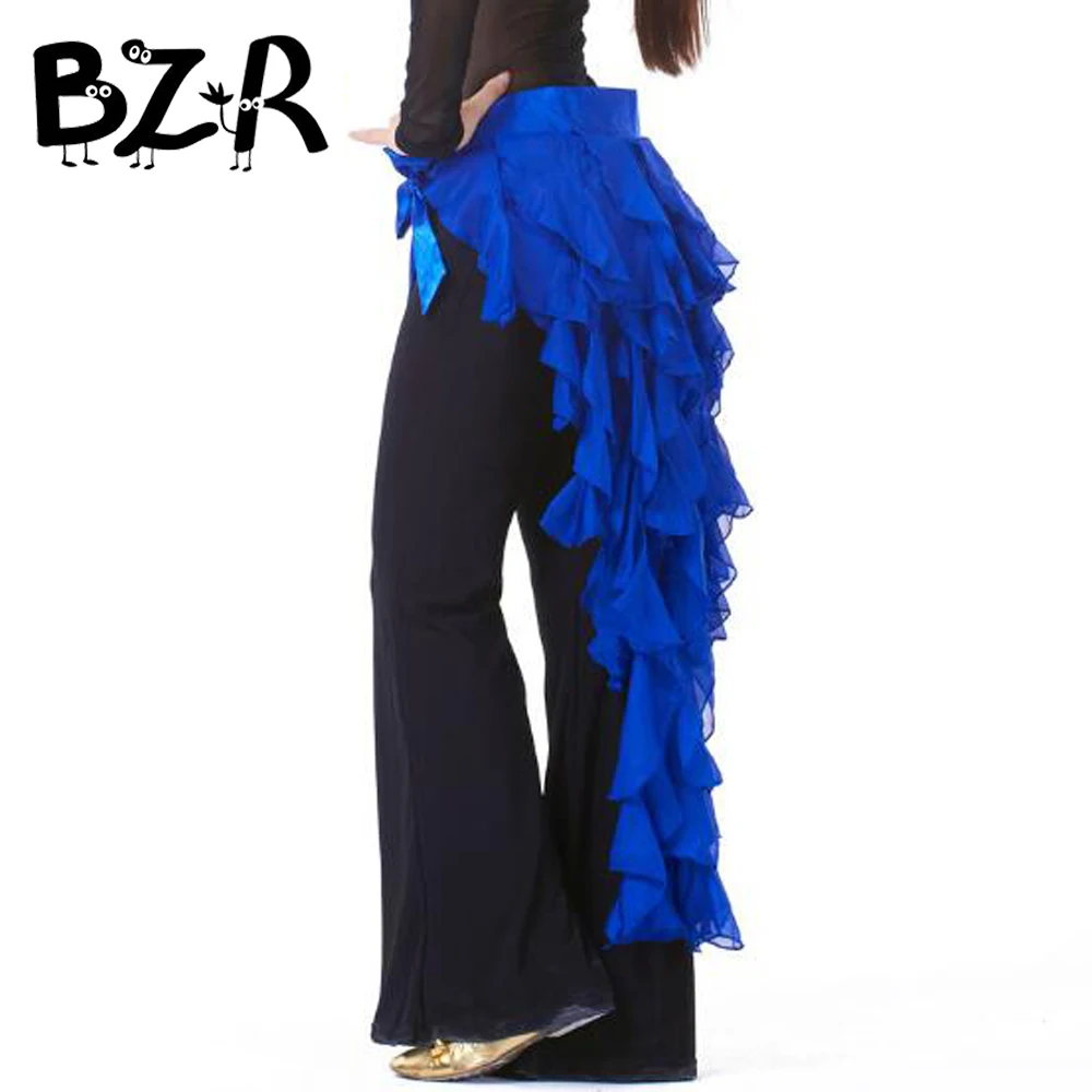 Женский шифоновый пояс для танца живота 13 цветов | Тематическая одежда и униформа