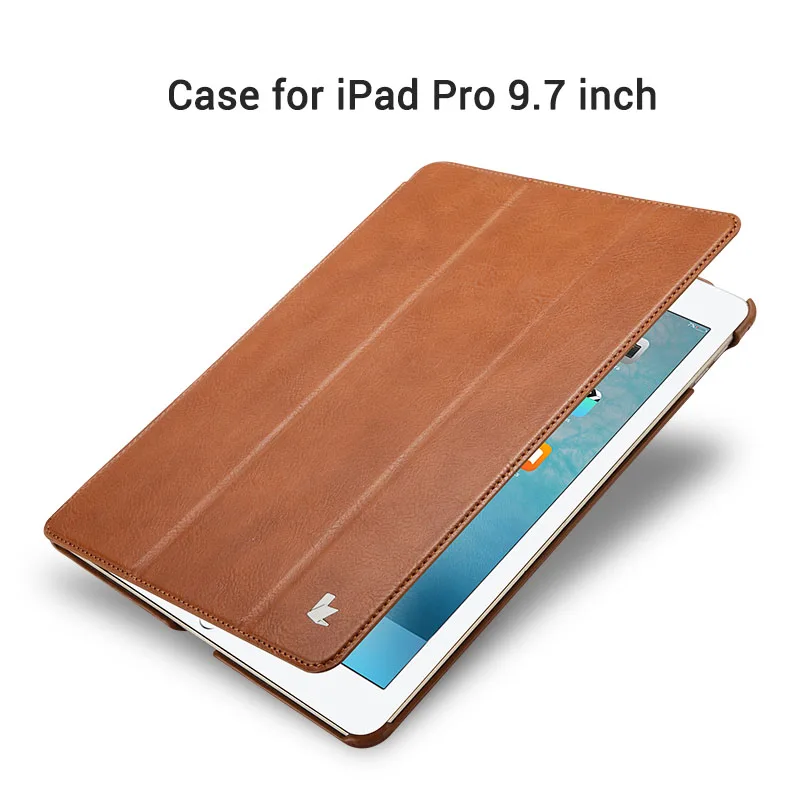 Jisoncase Чехол для iPad Pro 9 7 из искусственной кожи смарт чехол с функцией