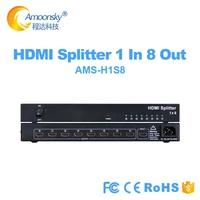 4k2k 30hz splitter uhd 3d hd splitter 1x8 hdmi compatible splitter 1080p switcher distributor amplifie for iptv mi box ps3 xbox