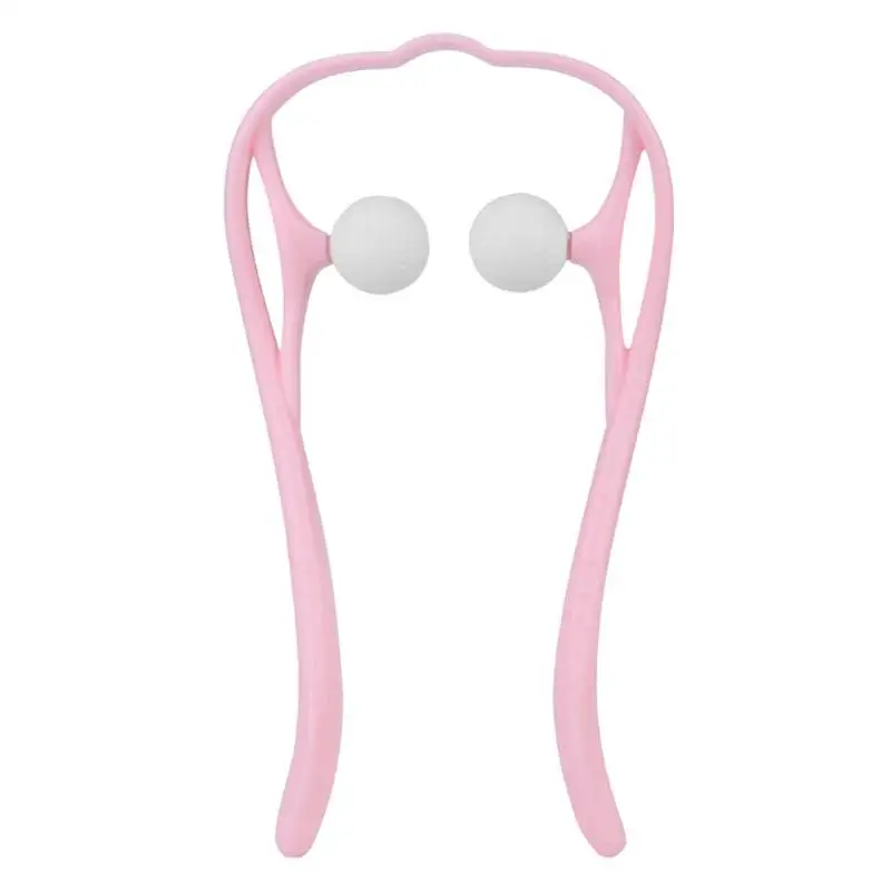 1PC Neck Massager Инструмент для массажа лица и подтяжки шеи, инструмент для снятия давления с рук, роликовый массаж шеи и плеча, двойной триггер, самомассажер, инструменты - Цвет: 1PC Neck Massager