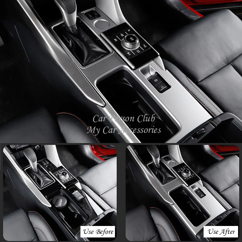 For Mitsubishi Eclipse Cross 2018 2019 Console Gear Shift Frame Cover Trims Molding Decoration ABS Chrome Car Accessories | Автомобили и