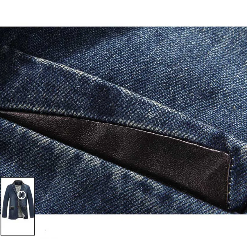 AFS JEEP популярный осенний Повседневный блейзер для мужчин приталенный джинсовый