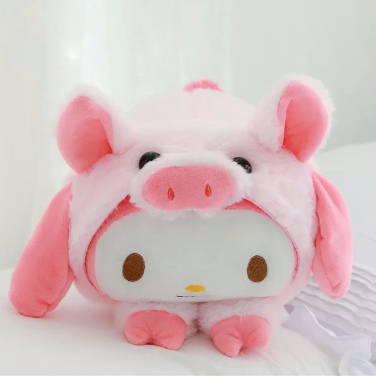 Милый 32 см My Melody Cinnamoroll превратился в плюшевую куклу мультфильм коробка ткани мягкие плюшевые игрушки куклы Подарки