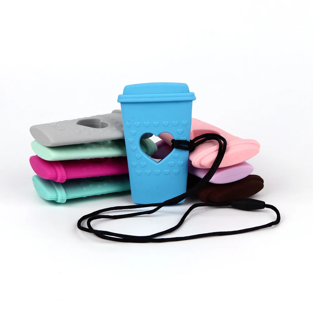TYRY. HU чашка кофе силиконовый прорезыватель BPA Бесплатно Силиконовые Детские Прорезыватели для зубов DIY детские зубы игрушка подарок