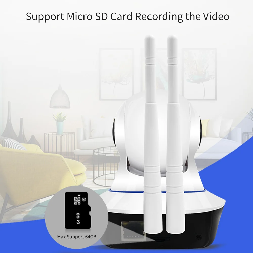Tenvellon 1080P WiFi IP камера CCTV Беспроводная видеонаблюдения домашняя безопасности