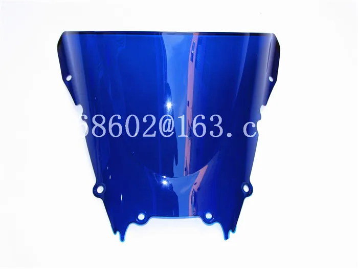 Ветрового стекла для Yamaha YZF600 R6 1998 1999 2000 2001 2002 blue Double Bubble yzf 600 r6 98 99 00 01 02 CC YZF|windshield