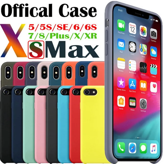Оригинальный Мягкий силиконовый чехол для Apple iPhone 6 s 7 8 Plus телефона X 6Plus 7Plus Coque |
