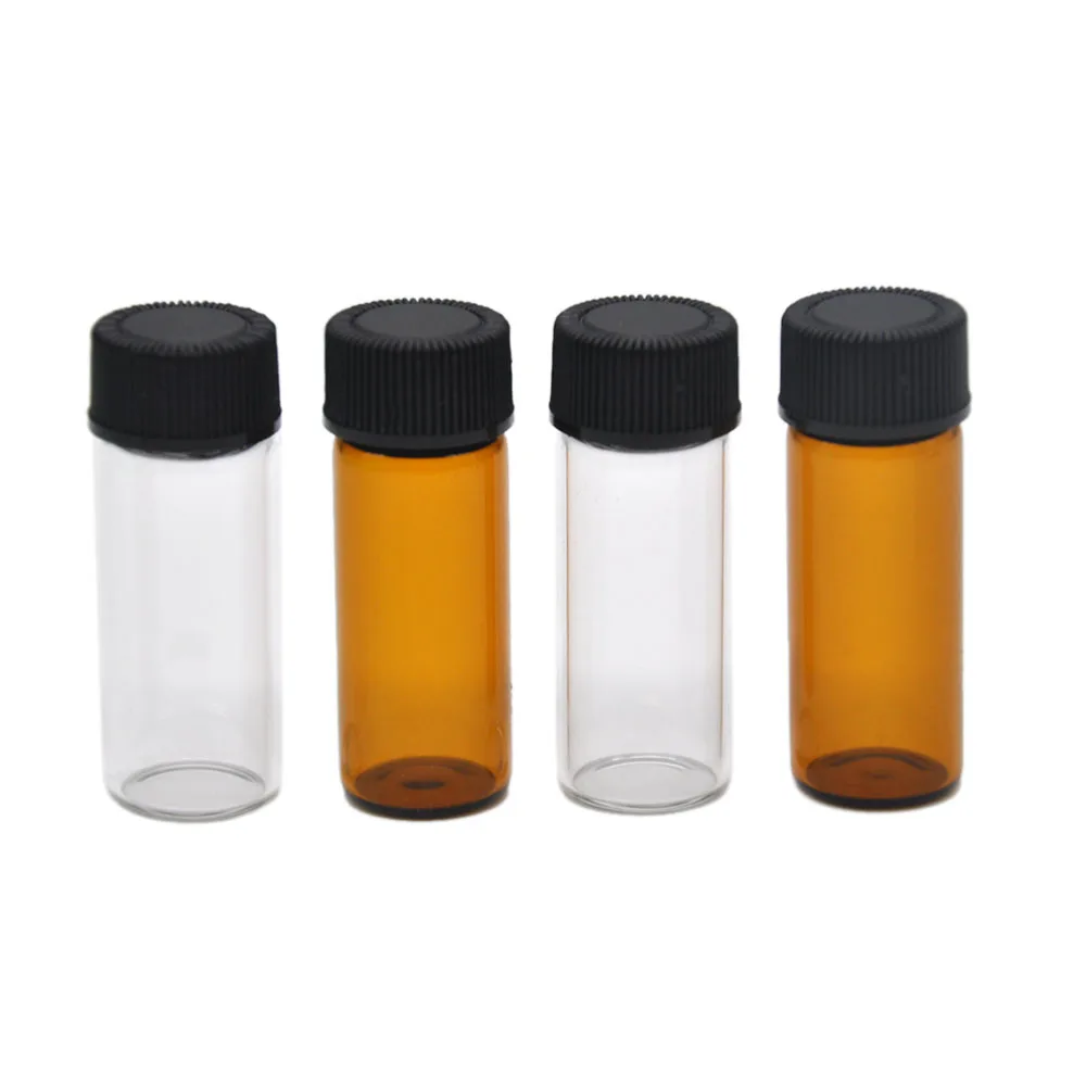 Height 42mm Стеклянные бутылки HONEYPUFF, 4 шт./лот, 27 мм/42 мм, бутылка для масла, бутылка для храпа, разные цвета - Цвет: Height 42mm