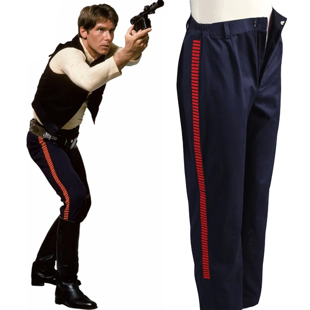 Звездные войны ANH Hope Han Solo брюки костюмы для Хэллоуина для взрослых мужчин