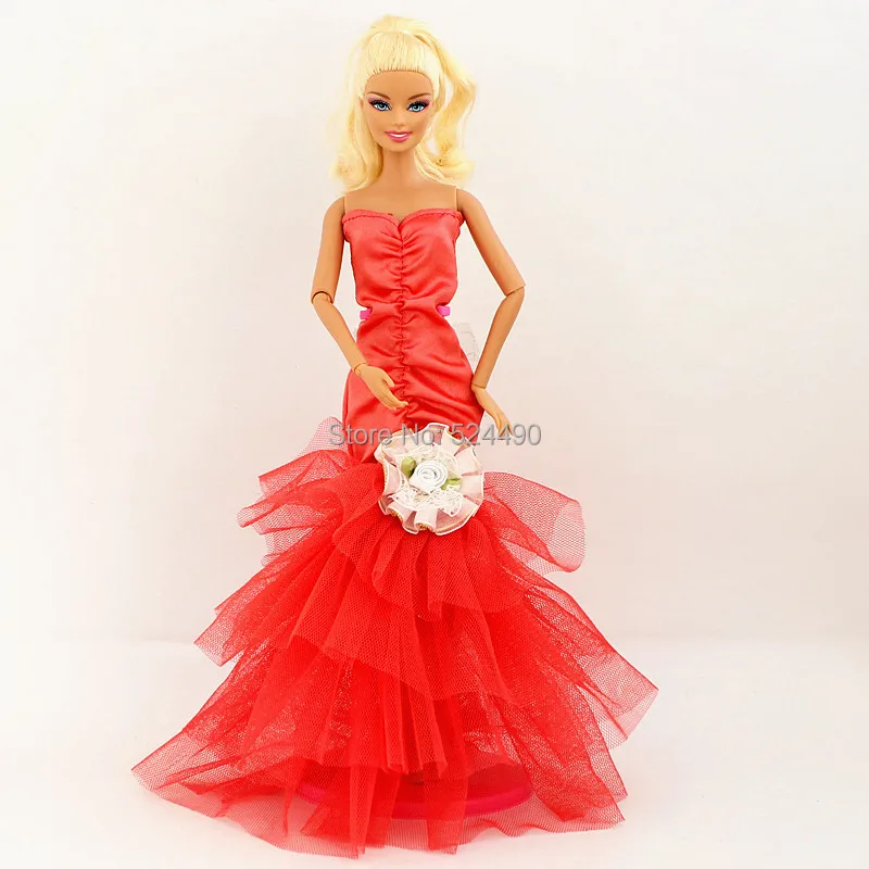 5 шт. высококачественные вечерние платья ручной работы наряд модное платье