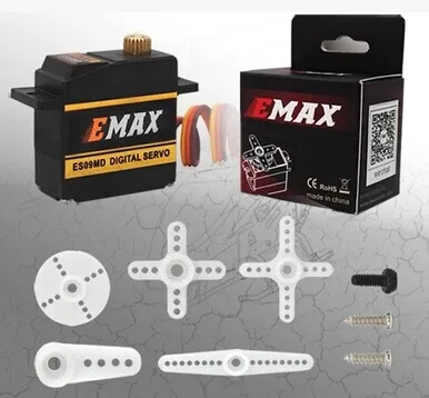Цифровой сервопривод EMAX ES09MD Удельный Swash для 450 Heli|servo coupler|servo resolverservo sale |