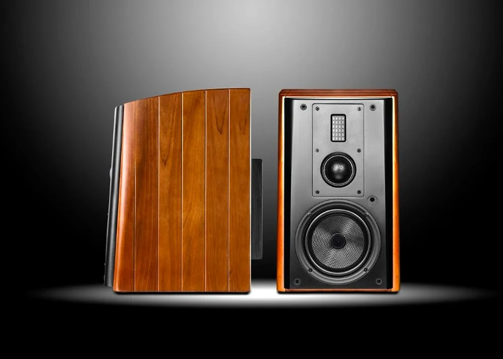 HIVI M3AMKII/M3A трехкомпонентный каталитический Беспроводной активные колонки для полки 3-сторонний выход 4th-order 6," мидбас 2" СЧ изодинамические ленточный твитер