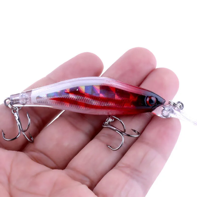 8 см 6.3 г Жесткого Пластика Дайвинг рукоятки рыболовные приманки воблер Щука