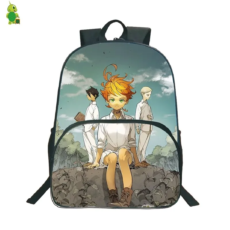 Аниме обещанный рюкзак Neverland Mochila школьные сумки для подростков женщин и мужчин большая дорожная сумка водонепроницаемый рюкзак для ноутбука - Цвет: 8