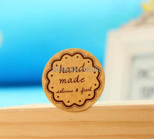 Наклейки ручной работы для домашних тортов маффинов печенья шоколада 100