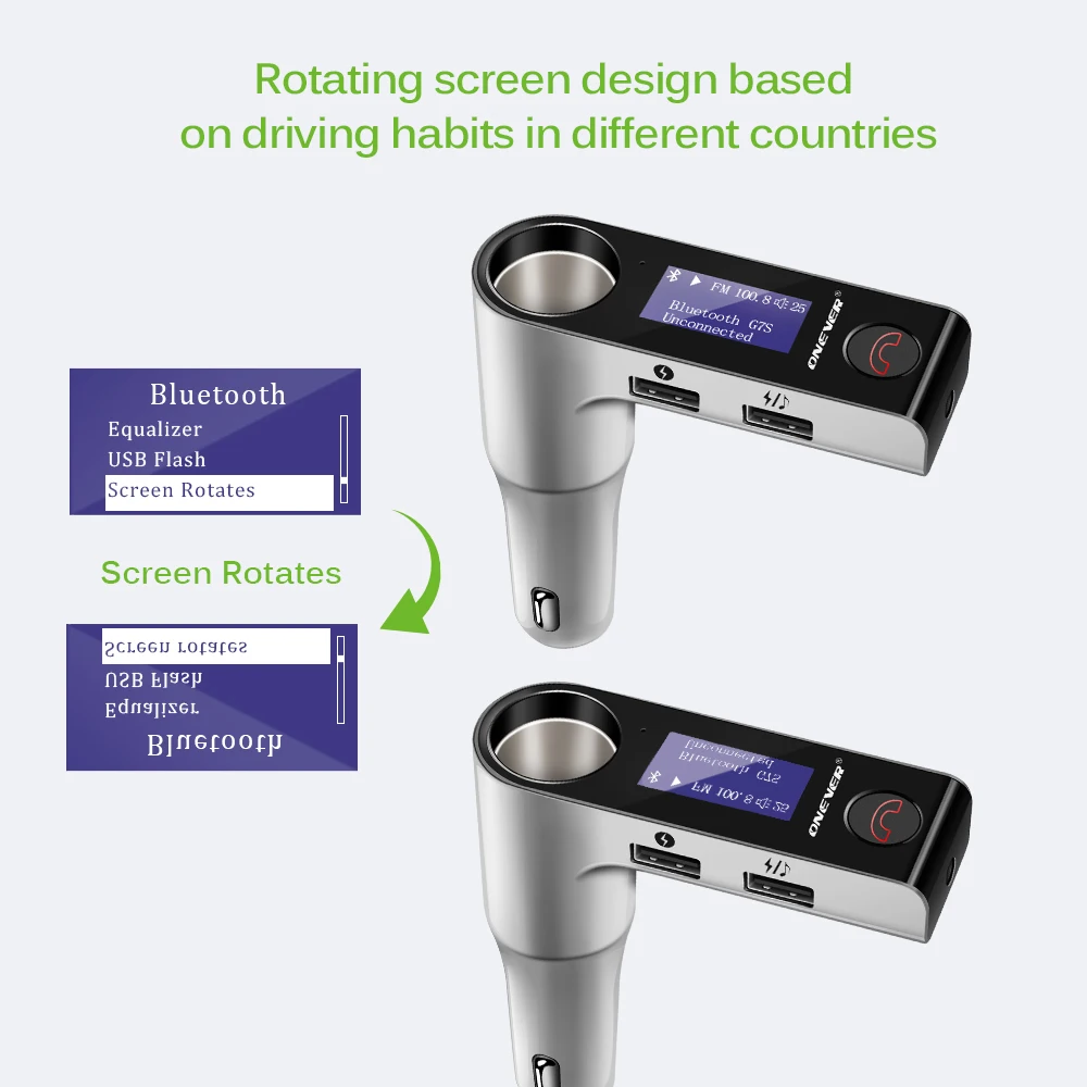 Bluetooth автомобильный набор свободные руки музыкальный плеер FM передатчик