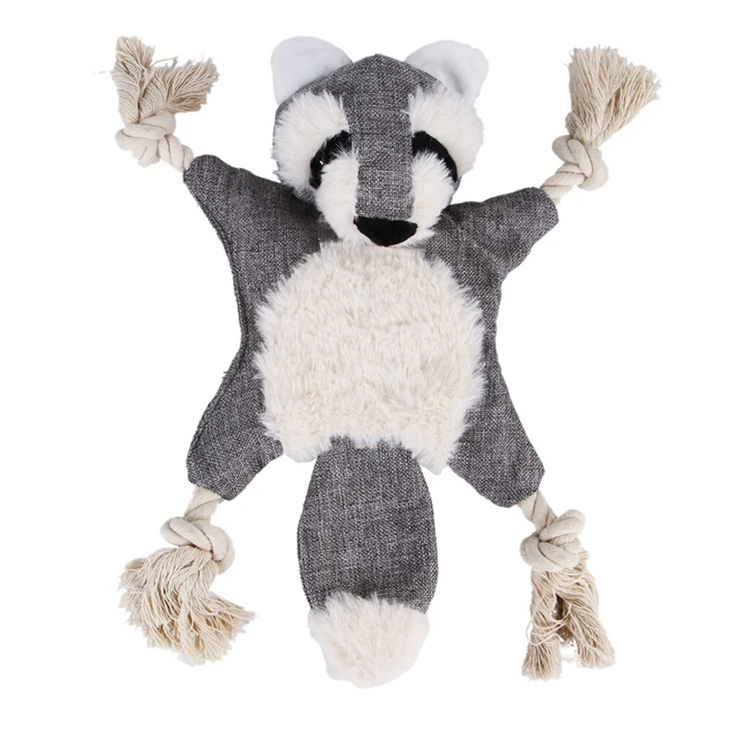 

Interactive Funny Pet Squeaky Plush Toy Soft Non Toxic Chew Molar Dog Teeth Cleaning Sound Toy With Squeaky Paper