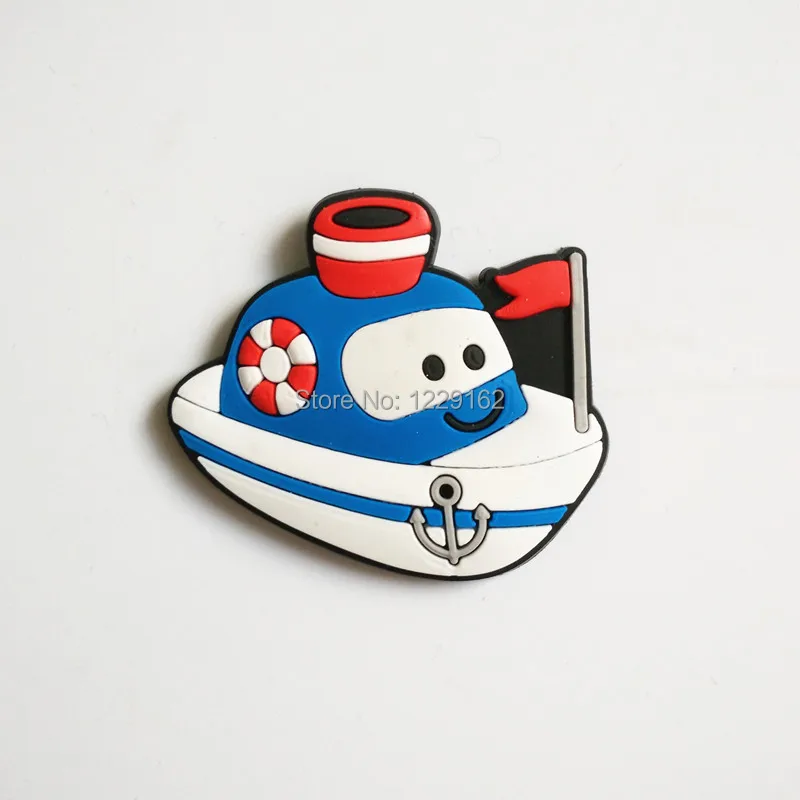 

Горячая Распродажа! Милый корабль магниты на холодильник Белая Доска стикер автомобиль силиконовый гель холодильник магниты развивающие Д...