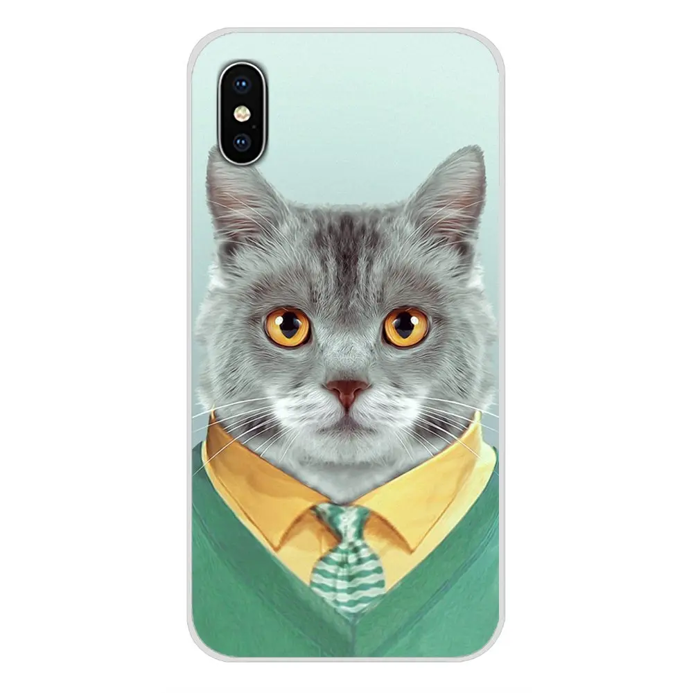 Мягкий чехол из ТПУ с изображением животных портретов Яго енота панды медведя