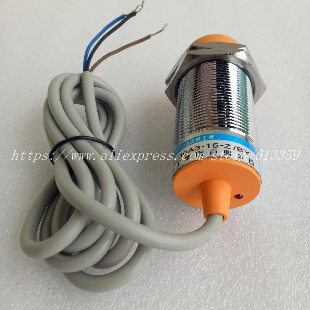 2PCS M30 Inductive Proximity Sensor 6-36VDC 3-Wire NPN PNP NO NC 300mA Sn-15mm LJ30A3-15-Z/BX AX BY AY | Электронные компоненты