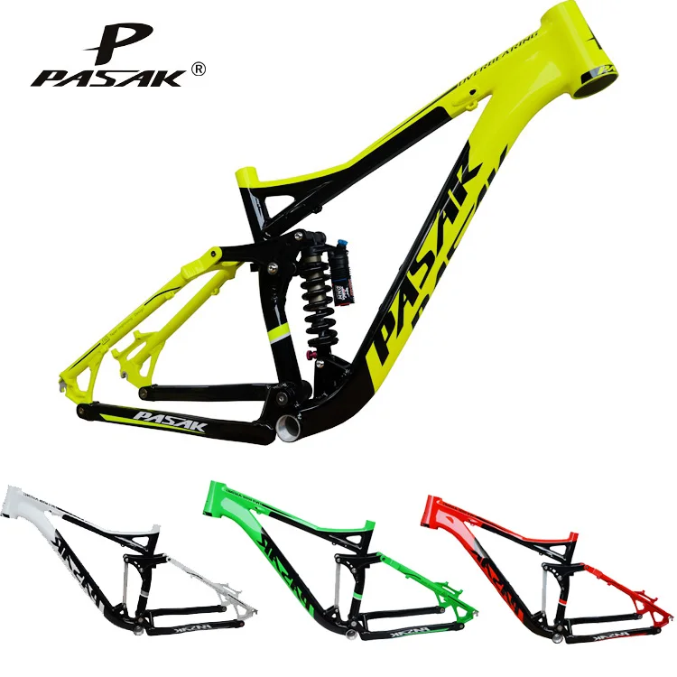 Pasak полная подвеска алюминиевая рама сплав MTB Горный DH AM велосипедная рамка