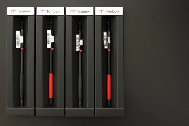 Красная точка дизайн награда японский Tombow Zoom 707 Стрекоза металлический корпус 0,5 мм механический карандаш/0,7 мм масляная Шариковая ручка для дизайна