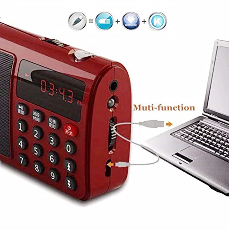 Rolton T50 портативный fm радио FM/MW/SW приемник USB музыкальный плеер Mp3 динамик SD/TF карта