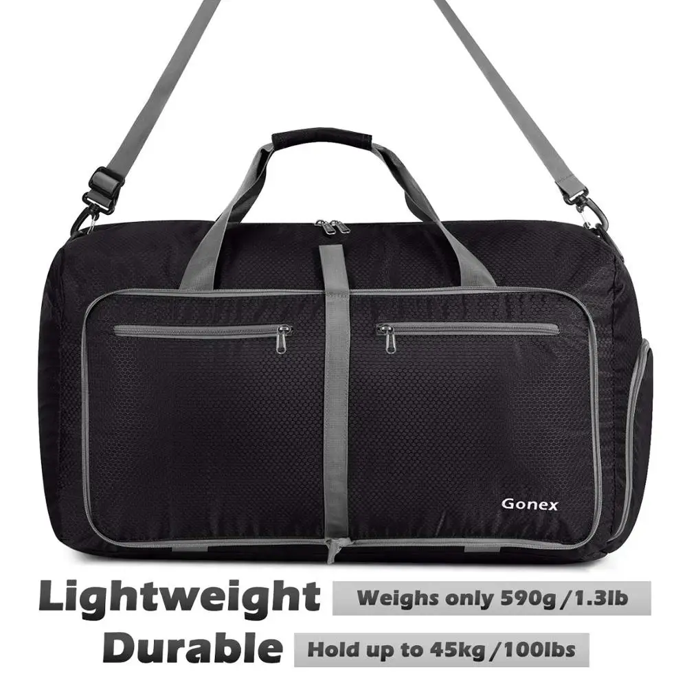 Gonex 80L, модные мужские дорожные сумки, большой нейлоновый чемодан, сумка для спортзала, выходных, отдыха, деловой поездки