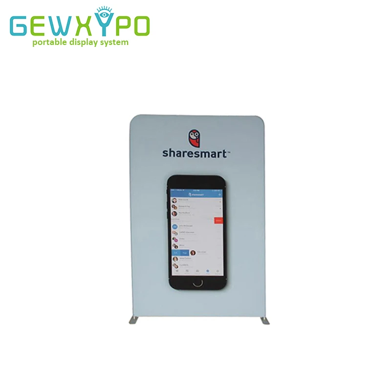 5 футов ширина натяжение ткань прямой плоский фон с полноцветной печатью Премиум